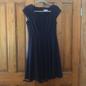 Calvin Klein navy blue swing dress
